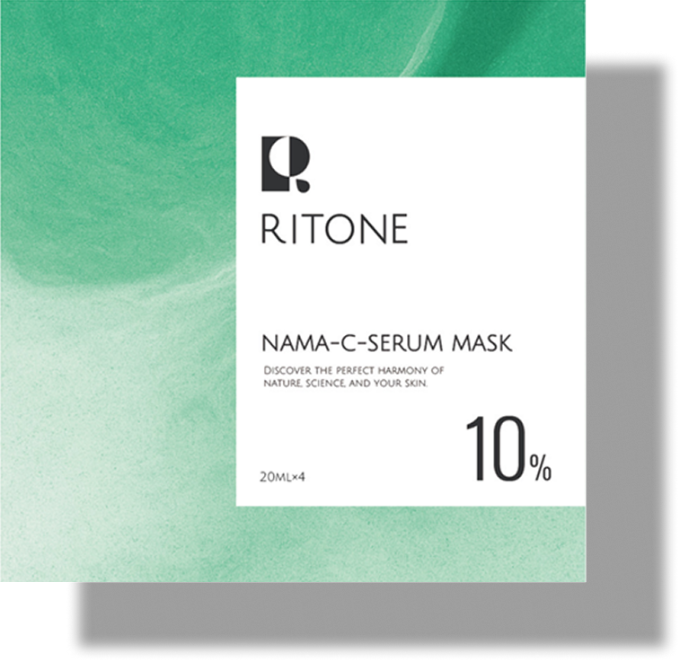 RITONE(リトネ) 生Cセラムマスク10%｜使用期限15分の生ビタミンCシートマスク